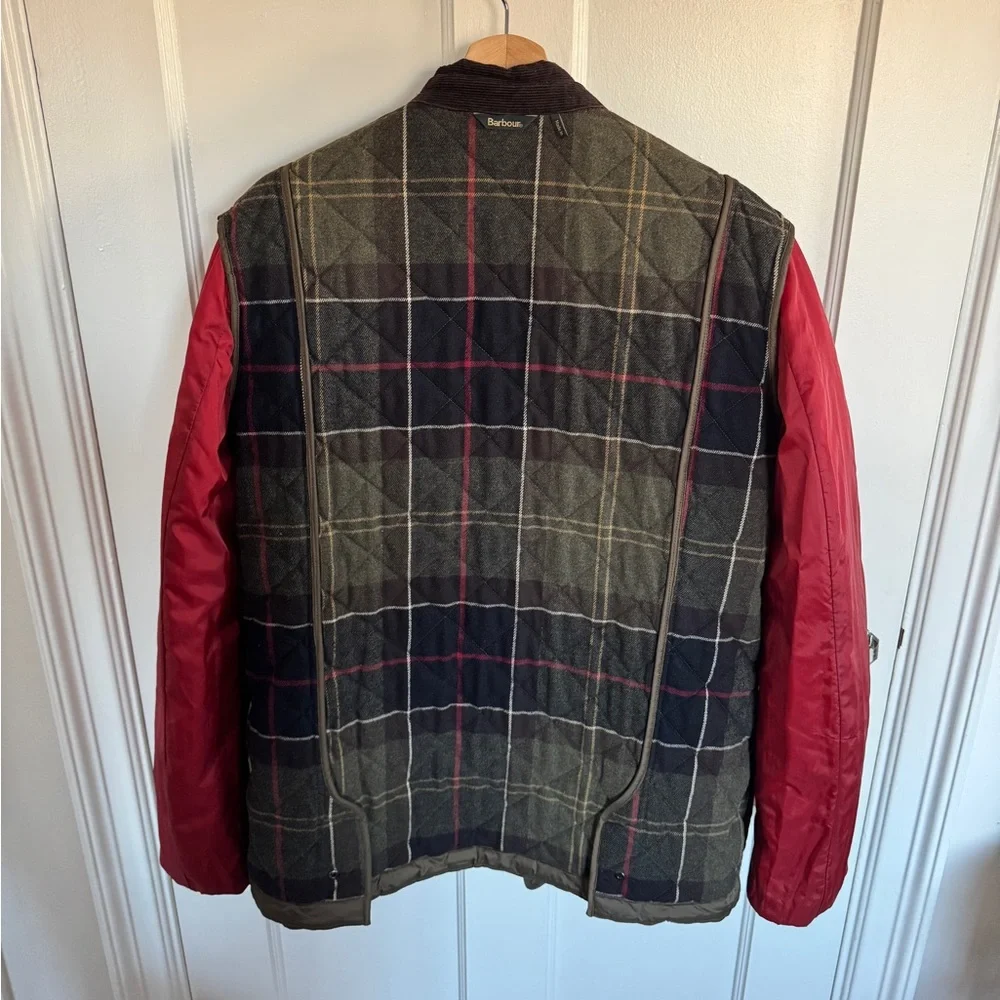 Barbour Men’s Fortnum Quilted Jacket in Olive - Size Large - Picture 6 of 6